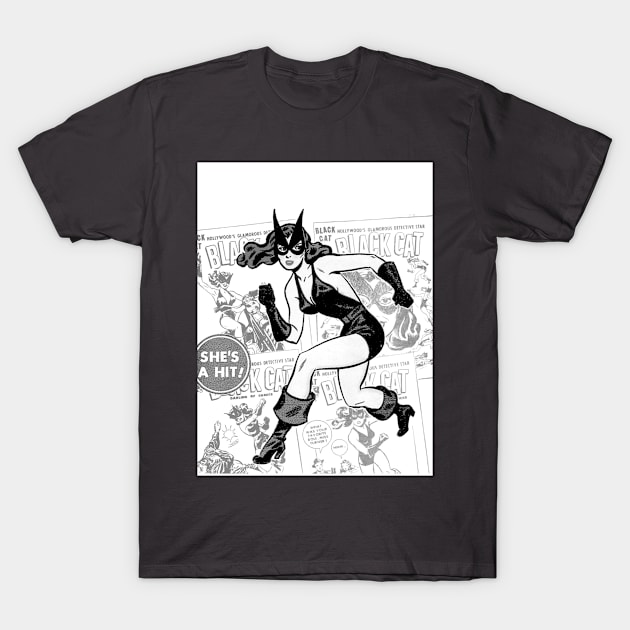 BLACK CAT 6 T-Shirt by impacteesstreetwear